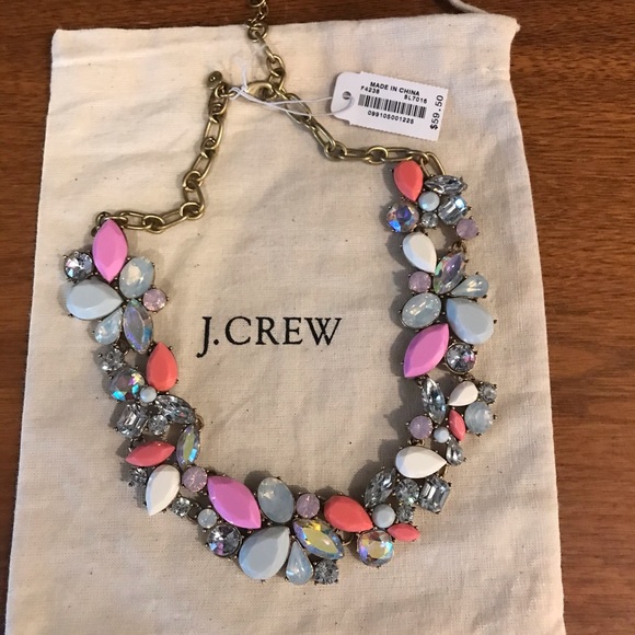 J. Crew Jewelry - NWT J Crew statement bling necklace